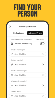 Скриншот приложения Bumble - №2