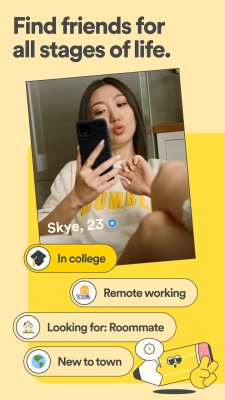 Скриншот приложения Bumble For Friends - №2