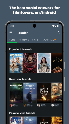 Скриншот приложения Letterboxd - №1