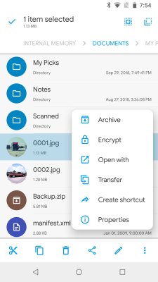Скриншот приложения Solid Explorer File Manager - №1