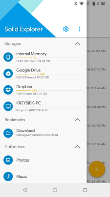 Скриншот приложения Solid Explorer File Manager - №2