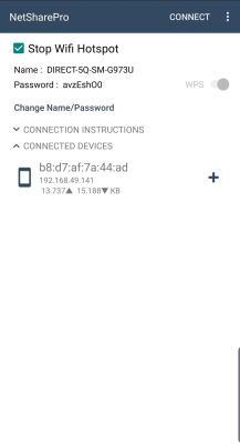 Скриншот приложения NetShare - no-root-tethering - №2