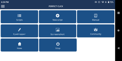 Скриншот приложения Perfect Click Autoclicker - №1