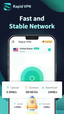 Скриншот приложения Rapid VPN - №1
