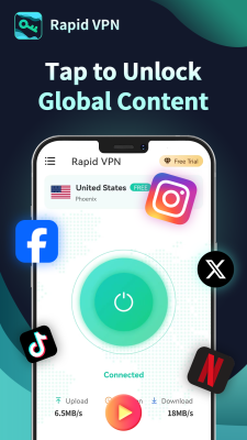 Скриншот приложения Rapid VPN - №2