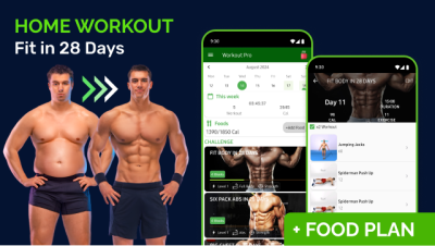 Скриншот приложения Home Workout - Fit in 28 Days - №1
