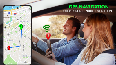 Скриншот приложения GPS Maps Voice Navigation App - №1