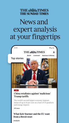 Скриншот приложения The Times: UK & World News - №1