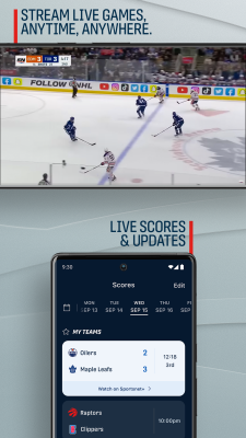 Скриншот приложения Sportsnet - №2
