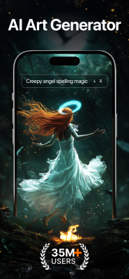 Скриншот приложения Wonder - AI Art Generator - №1