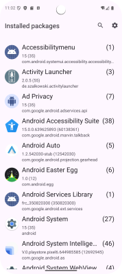 Скриншот приложения Activity Launcher - №1