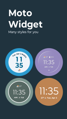 Скриншот приложения Moto Widget - №1