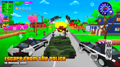 Скриншот приложения Gangs Wars: Pixel Shooter RP - №1