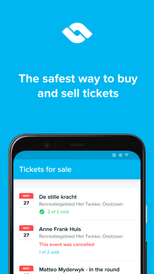 Скриншот приложения TicketSwap - №1