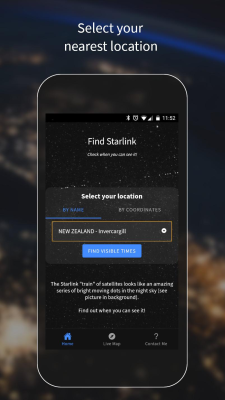 Скриншот приложения Find Starlink Satellites - №1
