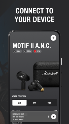 Скриншот приложения Marshall Bluetooth - №2