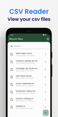 Скриншот приложения Smart CSV - №1