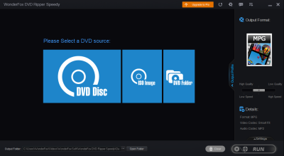 Скриншот приложения WonderFox DVD Ripper Speedy - №1