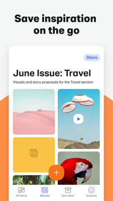 Скриншот приложения Collect by WeTransfer - №1