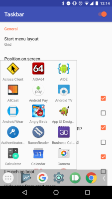 Скриншот приложения Taskbar - №1