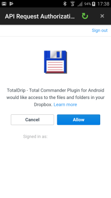 Скриншот приложения TotalDrip-Plugin for Totalcmd - №2
