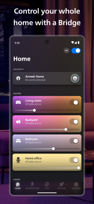 Скриншот приложения Philips Hue - №2