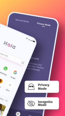 Скриншот приложения Hola Browser - №2