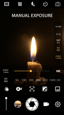 Скриншот приложения Manual Camera DSLR - №1