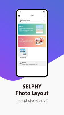 Скриншот приложения SELPHY Photo Layout - №2