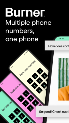 Скриншот приложения Burner: 2nd Phone Number Line - №1