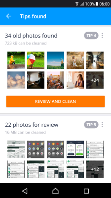 Скриншот приложения AVG Cleaner Lite - №2