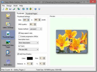 Скриншот приложения Easy Web Gallery Builder - №2