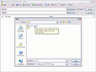 Скриншот приложения Batch Excel to PDF Converter - №2