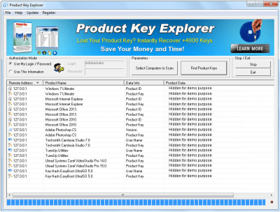 Скриншот приложения Product Key Explorer - №1