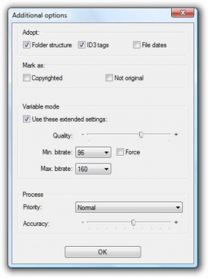 Скриншот приложения MP3 Quality Modifier - №1