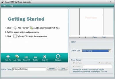 Скриншот приложения Tipard PDF to Word Converter - №1