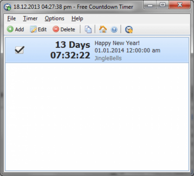 Скриншот приложения Free Countdown Timer - №1