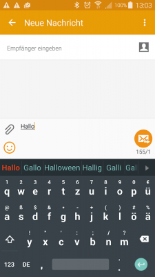 Скриншот приложения German for Smart Keyboard - №2