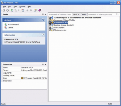 Скриншот приложения FileMenu Tools Portable - №2