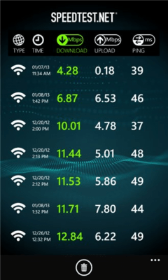 Скриншот приложения Speedtest.net - №2