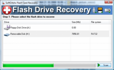 Скриншот приложения SoftOrbits Flash Drive Recovery - №1