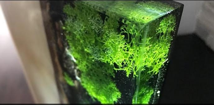 DIY: настольная лампа из эпоксидной смолы