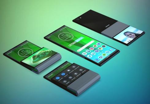 Lenovo запатентовала складной смартфон с неординарной конструкцией