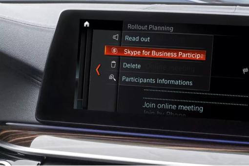 В автомобилях BMW появится Skype