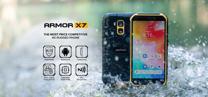 Неубиваемый Ulefone Armor X7 подешевел на старте